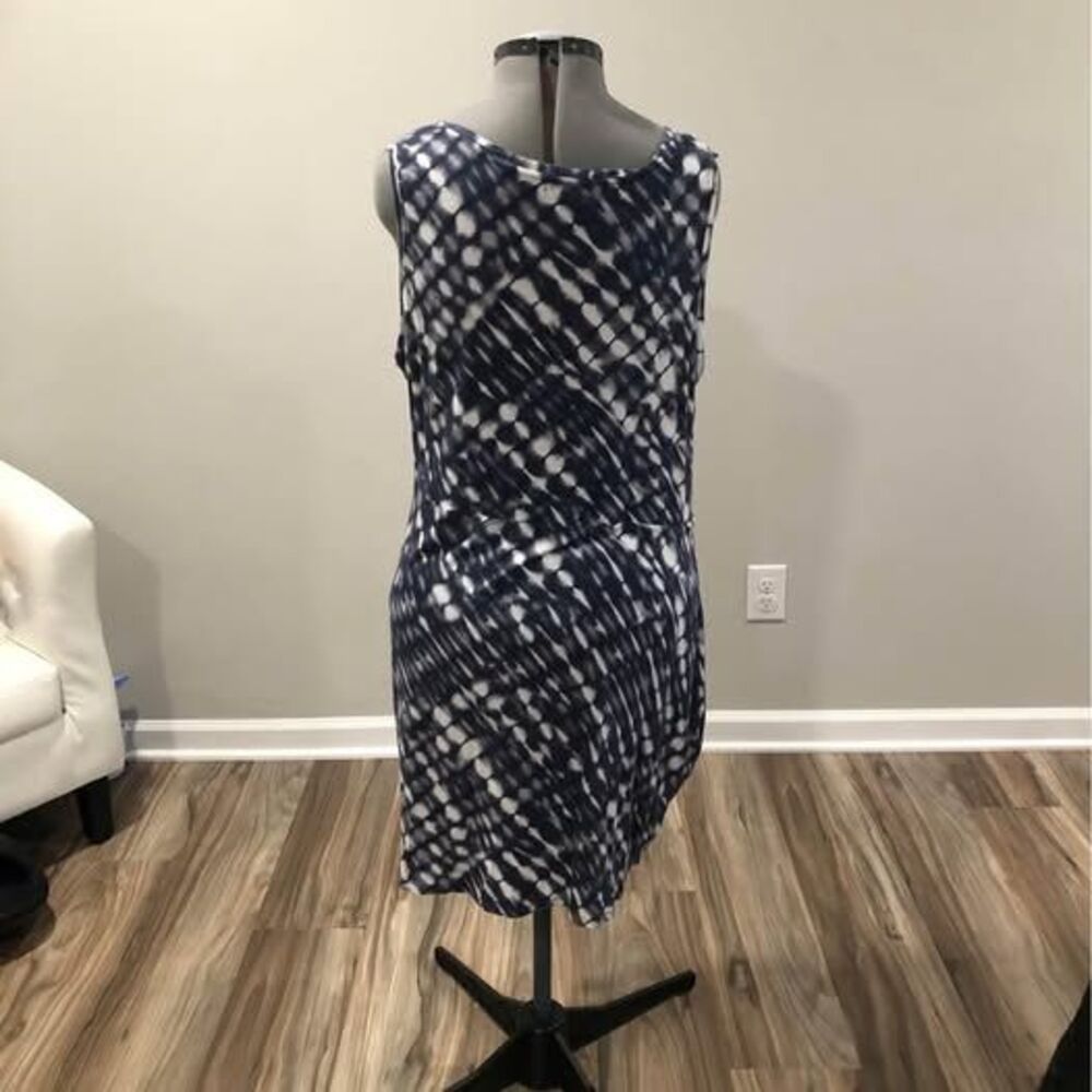 Dress 2X Love Fire Boutique Sleeveless Black & White XXL Bleached Tie Dye C5460 - Picture 2 of 6